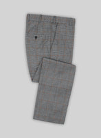 Caccioppoli Rarco Glen Gray Wool Pants - StudioSuits
