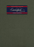 Caccioppoli Cotton Drill Green Jacket - StudioSuits
