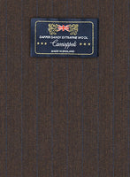 Caccioppoli Dapper Dandy Acula Brown Wool Suit - StudioSuits