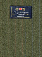Caccioppoli Dapper Dandy Iniesa Seaweed Green Wool Jacket - StudioSuits