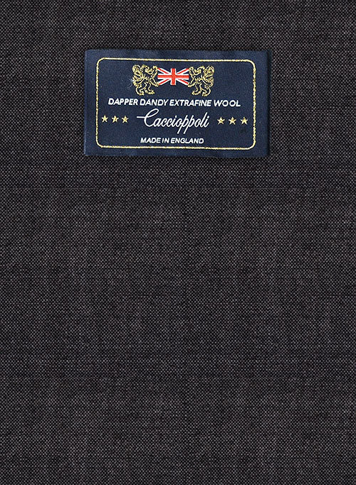 Caccioppoli Dapper Dandy Odreva Slate Blue Wool Pants - StudioSuits