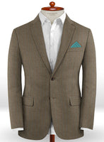Caccioppoli Dapper Dandy Tafa Brown Wool Suit - StudioSuits