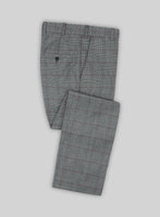 Caccioppoli Milaci Glen Gray Wool Pants - StudioSuits