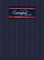 Caccioppoli Sun Dream Sodina Navy Blue Wool Silk Suit - StudioSuits
