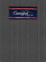 Caccioppoli Sun Dream Tino Charcoal Wool Silk Suit - StudioSuits
