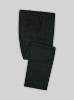 Caccioppoli Udia Dark Green Wool Pants - StudioSuits