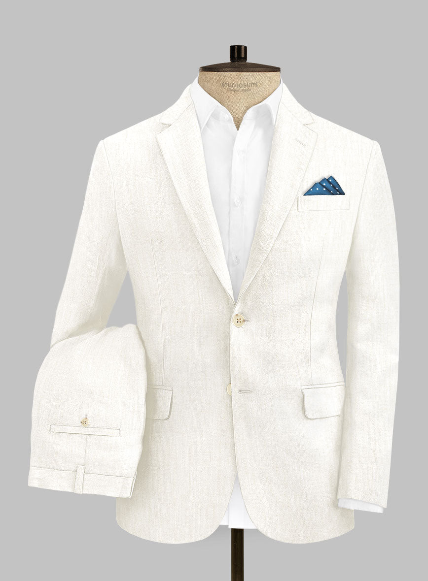 Campari Cream Linen Suit StudioSuits