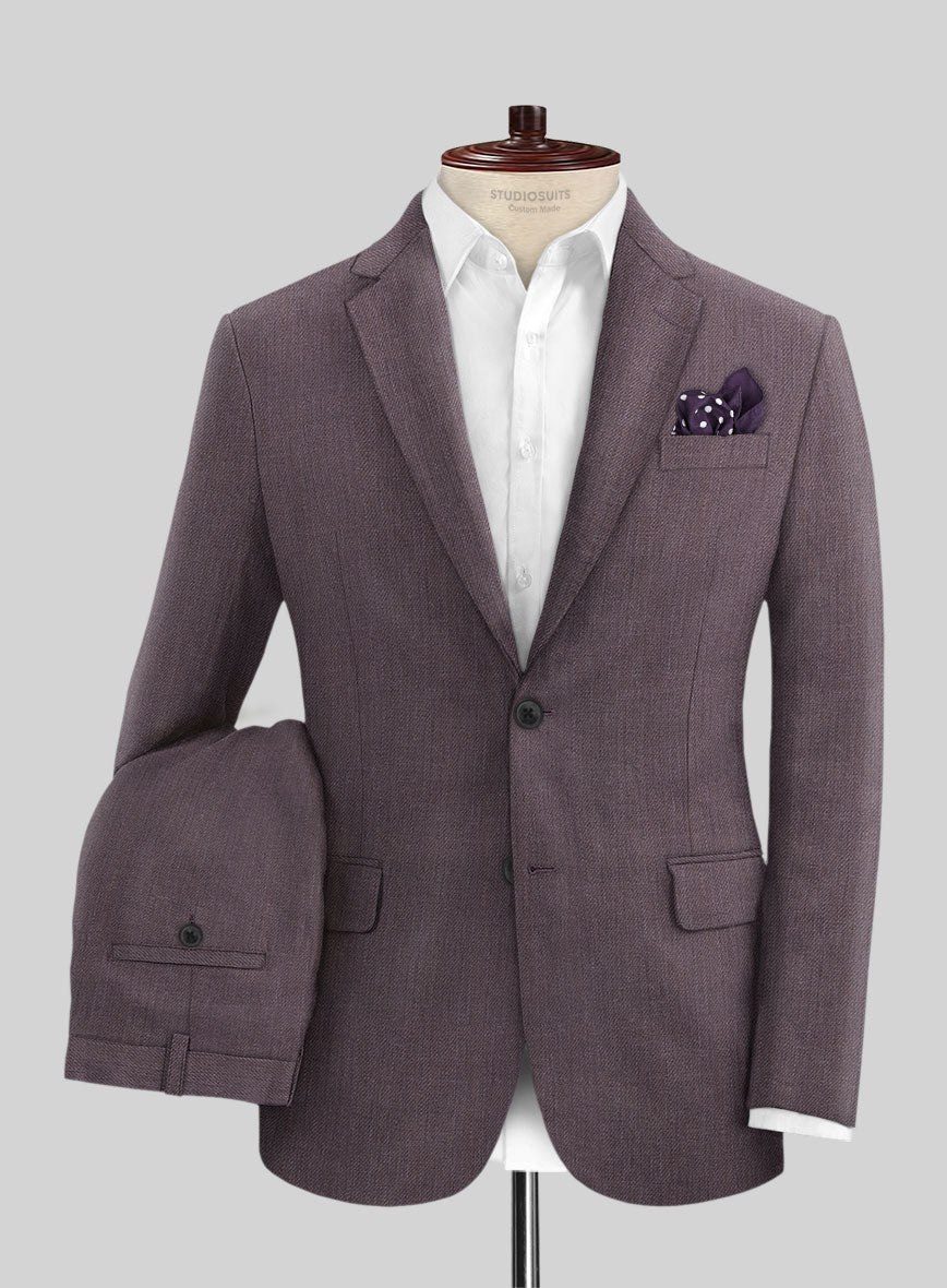 Campari Mystic Mauve Linen Suit - StudioSuits