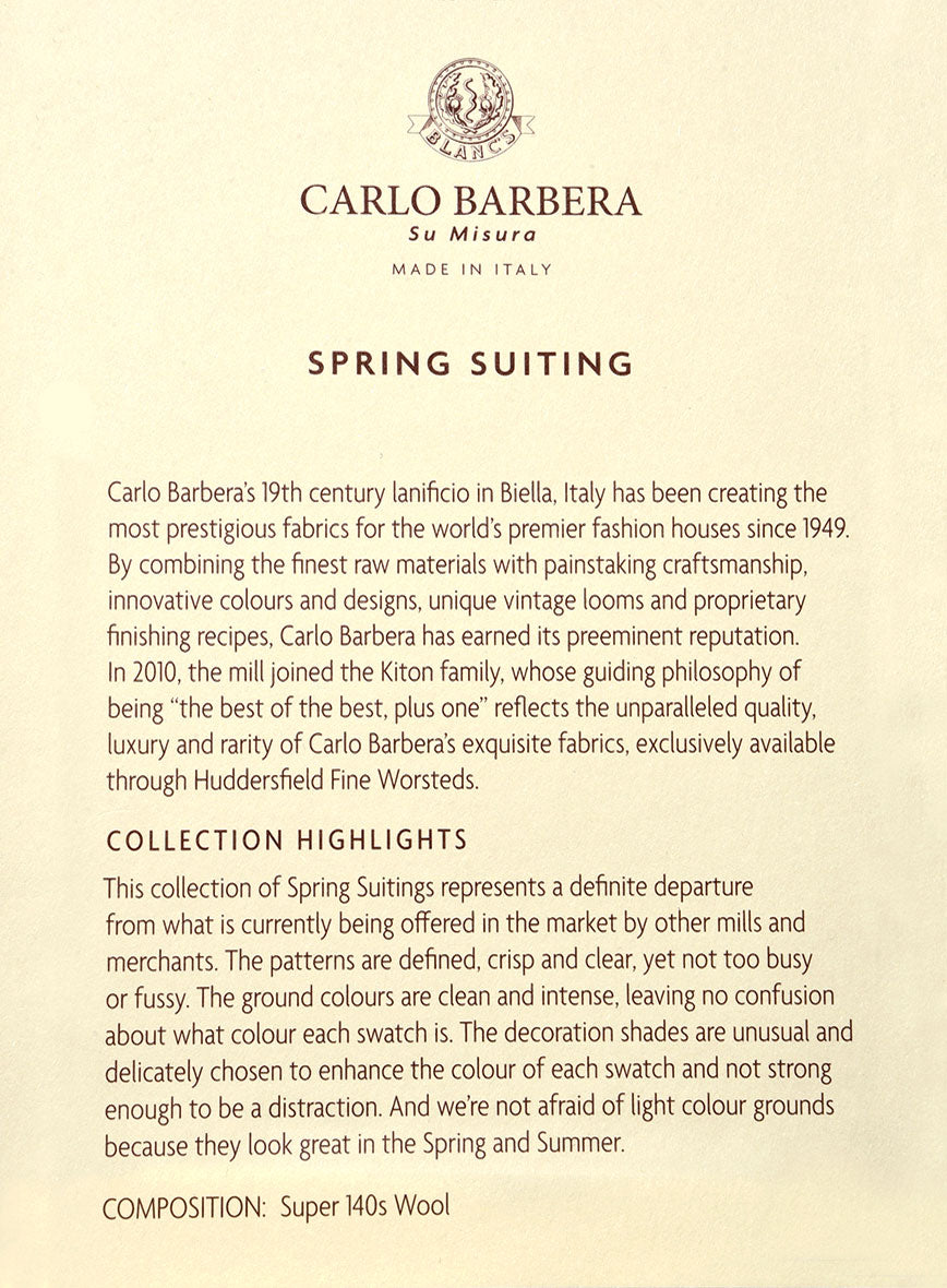 Carlo Barbera Wool Suits - StudioSuits