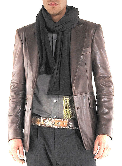 Catwalk Leather Blazer # 2 - 44S - StudioSuits