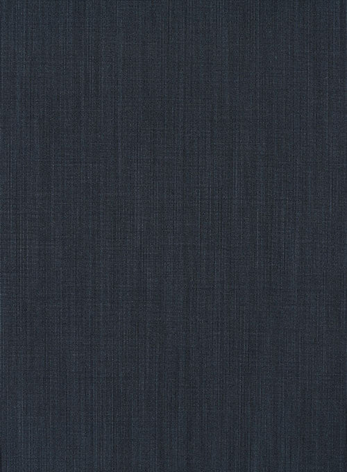 Caviar Weave Blue Wool Suit - StudioSuits