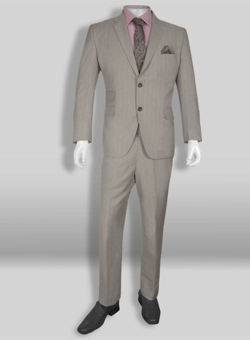 Caviar Oscar Gray Wool Suit - StudioSuits