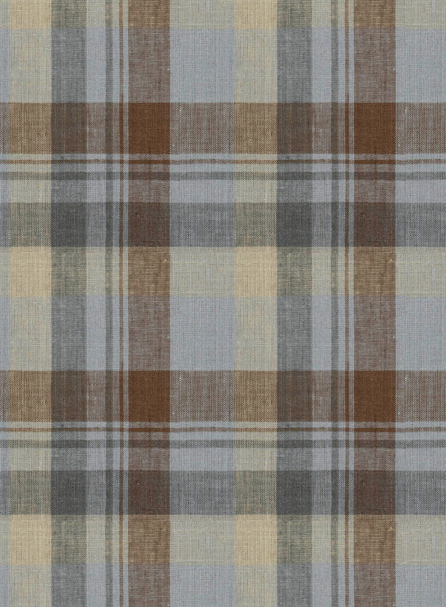 Dasi Checks Linen Shirt - StudioSuits