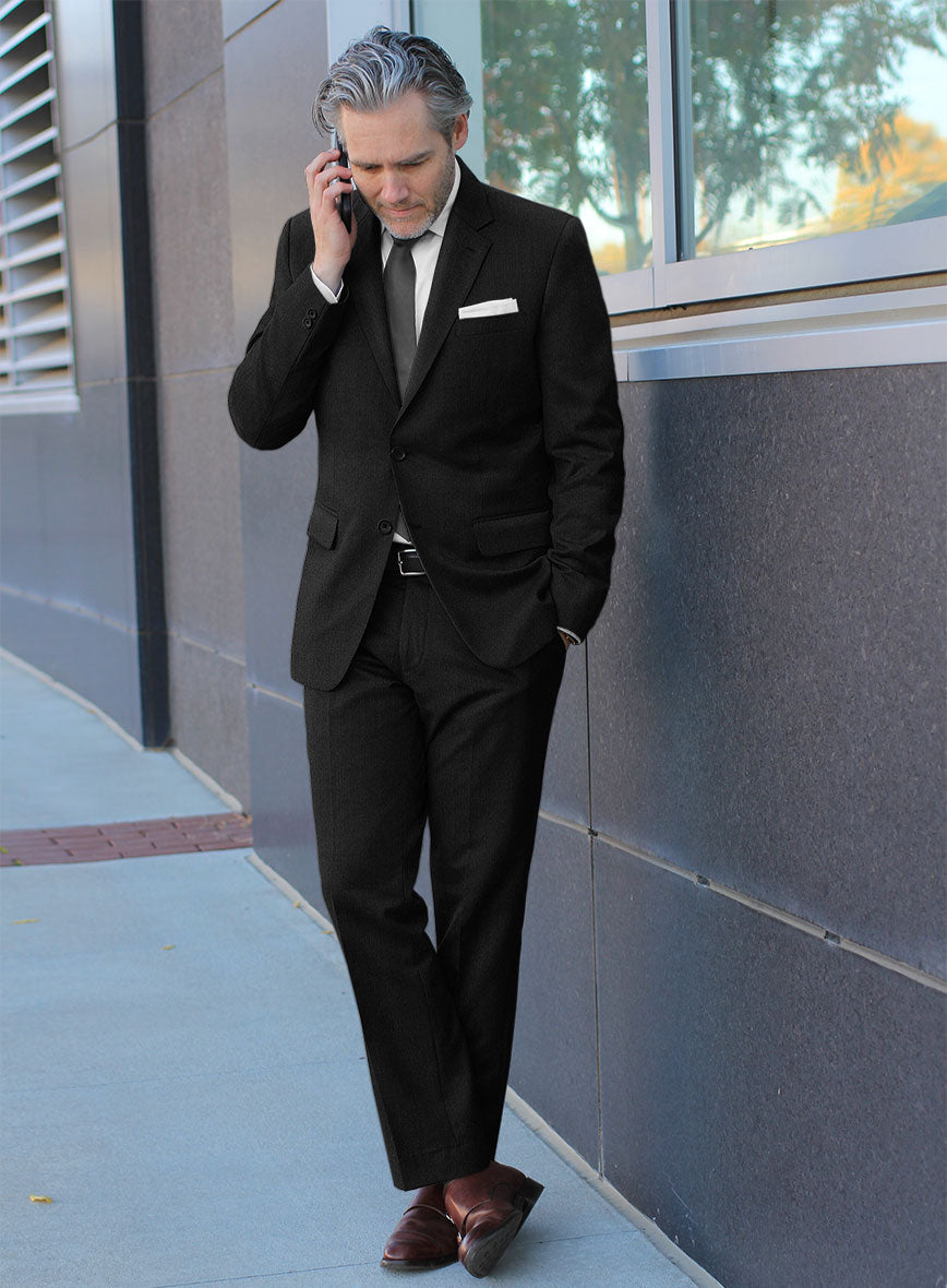 Deep Black Suit - StudioSuits
