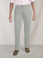 Easy Pants Light Gray Cotton Canvas - StudioSuits