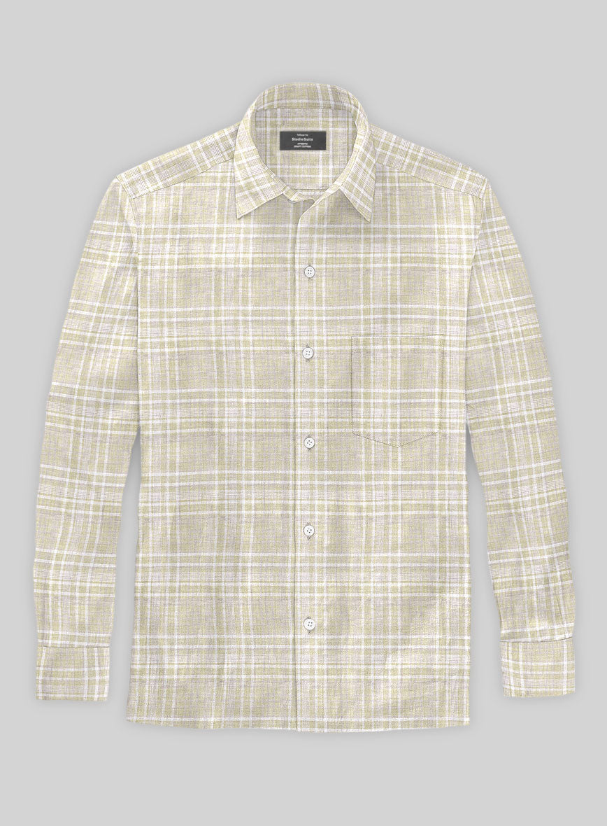 Egildo Checks Linen Shirt - StudioSuits