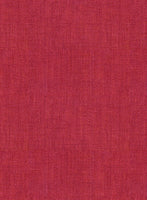 European Melon Red Linen Shirt - StudioSuits
