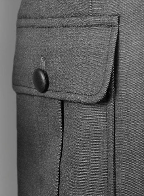 Evoq Dk Gray Pure Wool Danish Style Sports Coat - StudioSuits