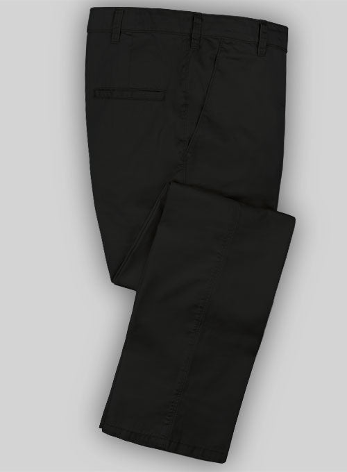 Washed Super Dark Gray Fine Twill Pants - StudioSuits