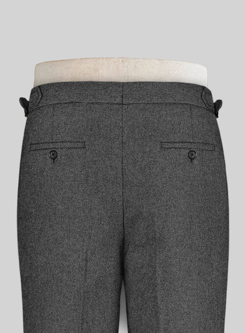 Gray Highland Tweed Trousers - StudioSuits