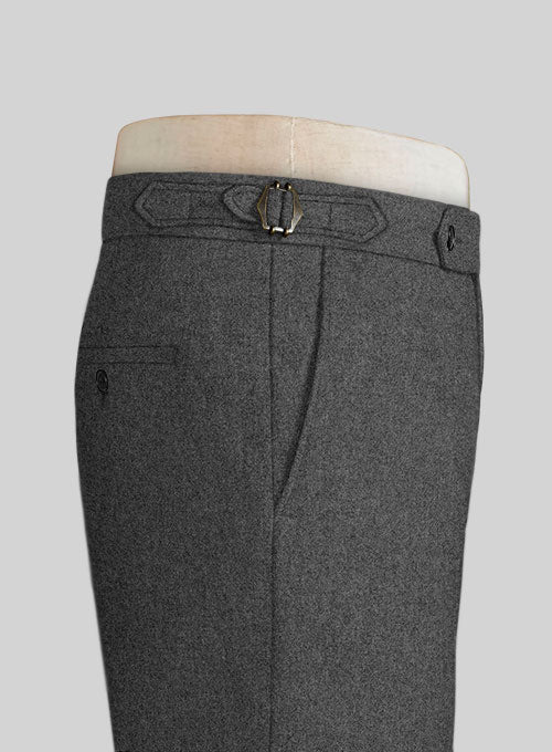 Gray Highland Tweed Trousers - StudioSuits