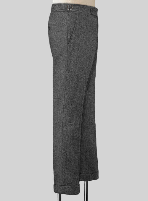 Gray Highland Tweed Trousers - StudioSuits