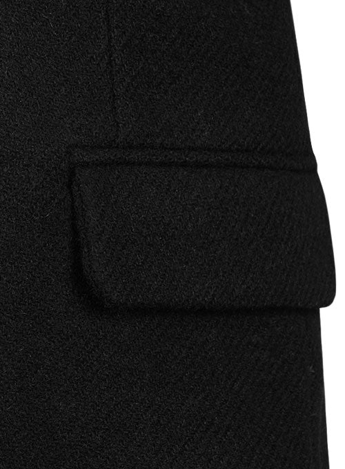 Harris Tweed Black Twill Jacket - StudioSuits