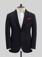 Harris Tweed Navy Speckled Jacket - StudioSuits
