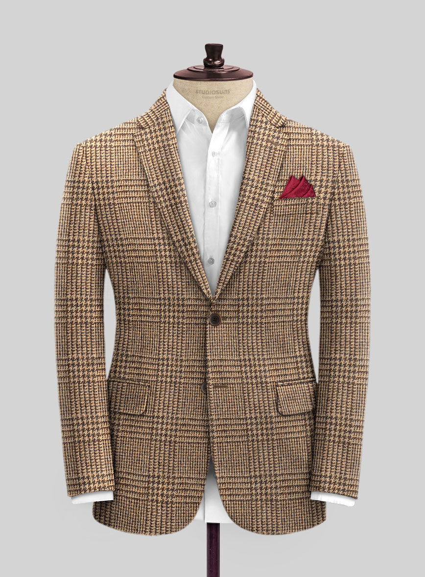 Harris Tweed Hebridean Brown Herringbone Jacket – StudioSuits