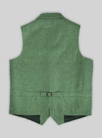 Highlander Heavy Paris Green Tweed Hunting Vest - StudioSuits