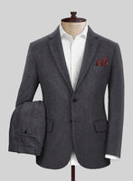 Highlander Charcoal Tweed Suit - StudioSuits
