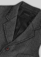 Highlander Heavy Honeycomb Charcoal Tweed Hunting Vest - StudioSuits