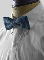 Harris Tweed Bow - Gordon Blue - StudioSuits