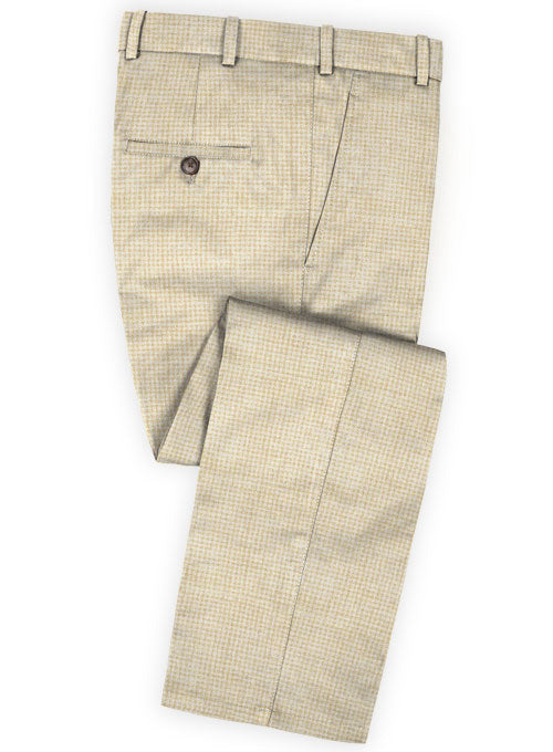 Italian Brawn Linen Pants - StudioSuits