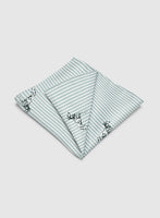 Italian Cotton Pocket Square - Dalmatian - StudioSuits