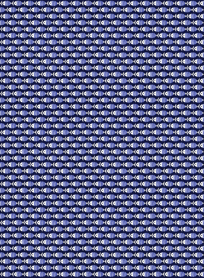 Italian Cotton Guppy Fish Shirt - StudioSuits