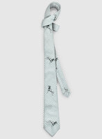Italian Cotton Tie - Dalmatian - StudioSuits