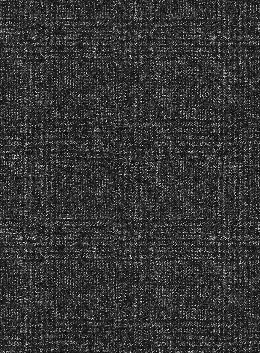 Italian Afaola Charcoal Wool Pants - StudioSuits