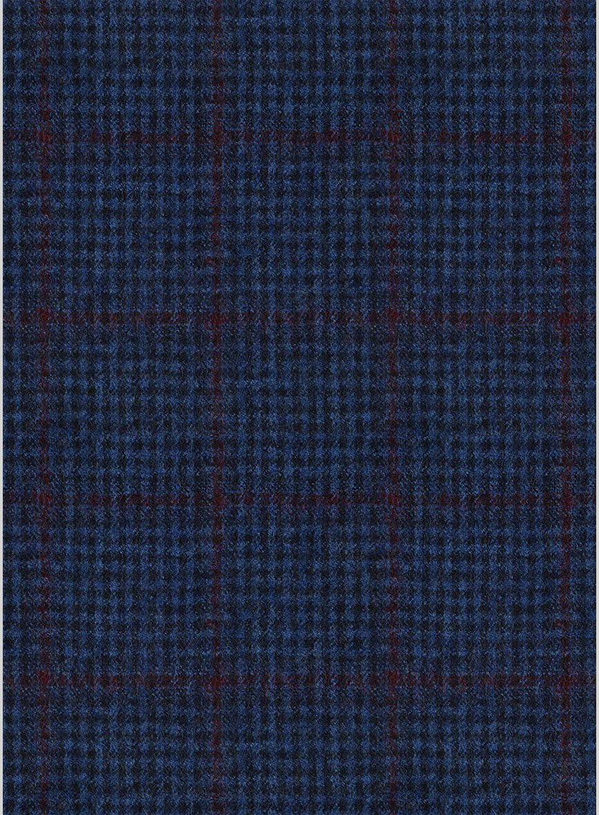 Italian Ermene Blue Wool Pants - StudioSuits