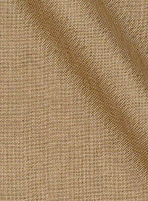 Italian Khaki Jute Linen Suit - StudioSuits