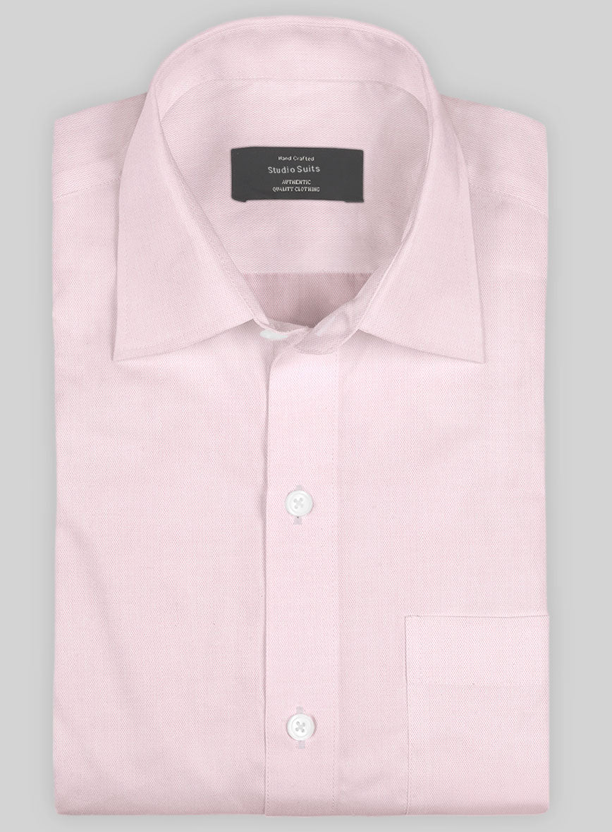 Italian Lombardo Gauze Pink Shirt – StudioSuits
