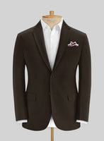 Italian Mocha Brown Cotton Suit - StudioSuits