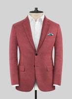 Italian Murano Radon Pink Wool Linen Silk Jacket - StudioSuits