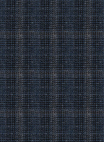 Italian Murano Sovil Blue Wool Linen Silk Jacket - StudioSuits