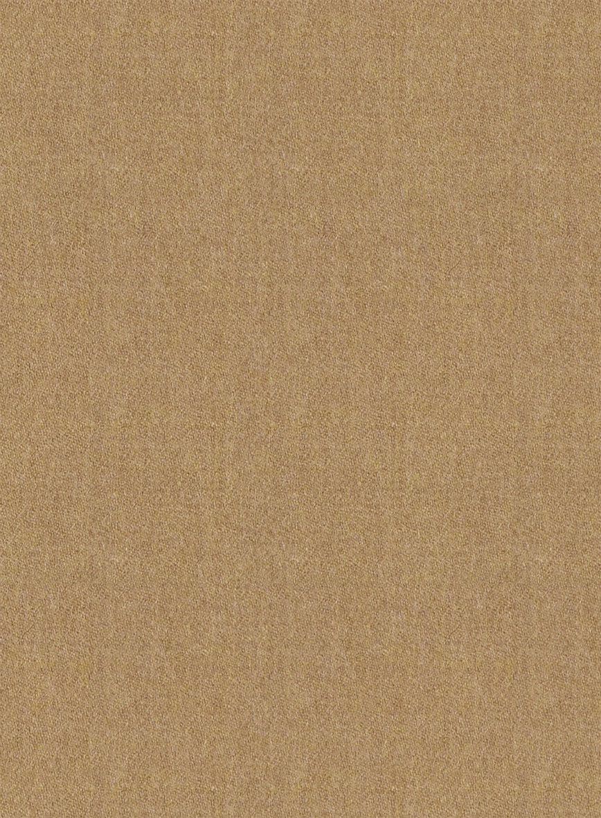 Italian Prima Caramel Wool Pants - StudioSuits