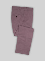 Italian Rose Quartz Cotton Pants - StudioSuits