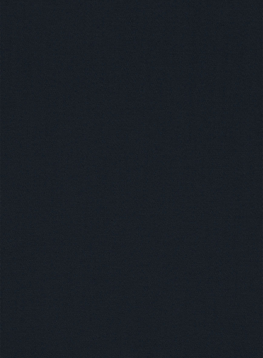 Italian Sapphire Blue Cotton Stretch Jacket - StudioSuits