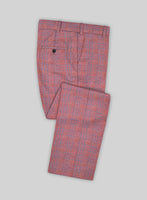 Italian Taquio Rouge Wool Pants - StudioSuits