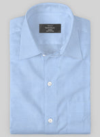 Italian Lombardo Ceo Aqua Blue Shirt - StudioSuits