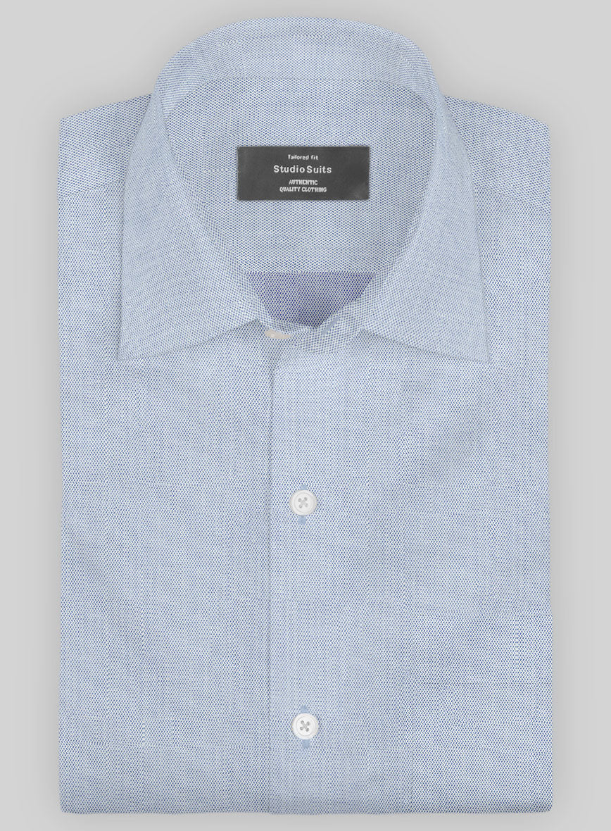 Indigo Classic Shirt - Navy Blue and Carmine Red